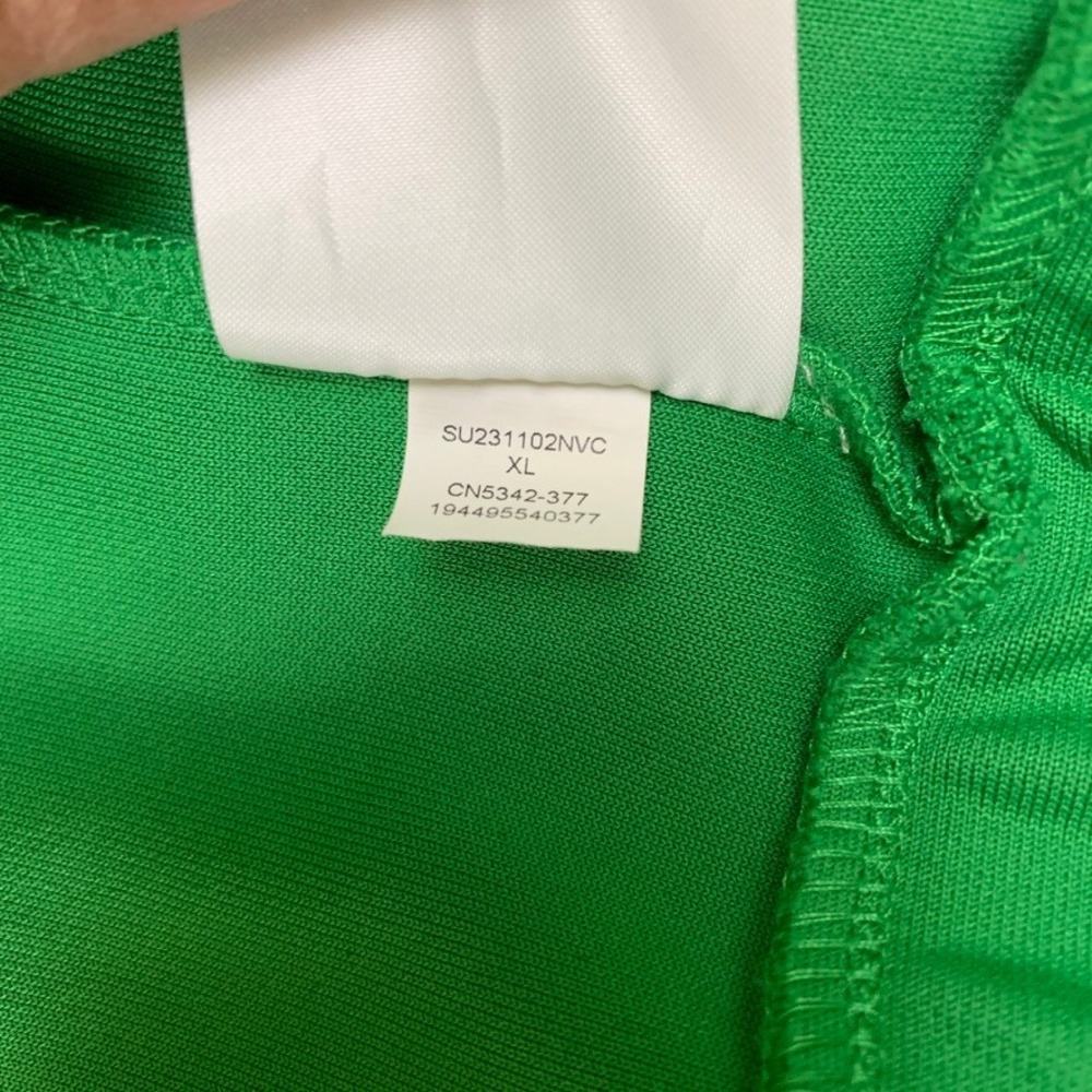 Air Jordan Mens Green White Full Zip Track Jacket XL Jumpman Patch - Picture 6 of 10
